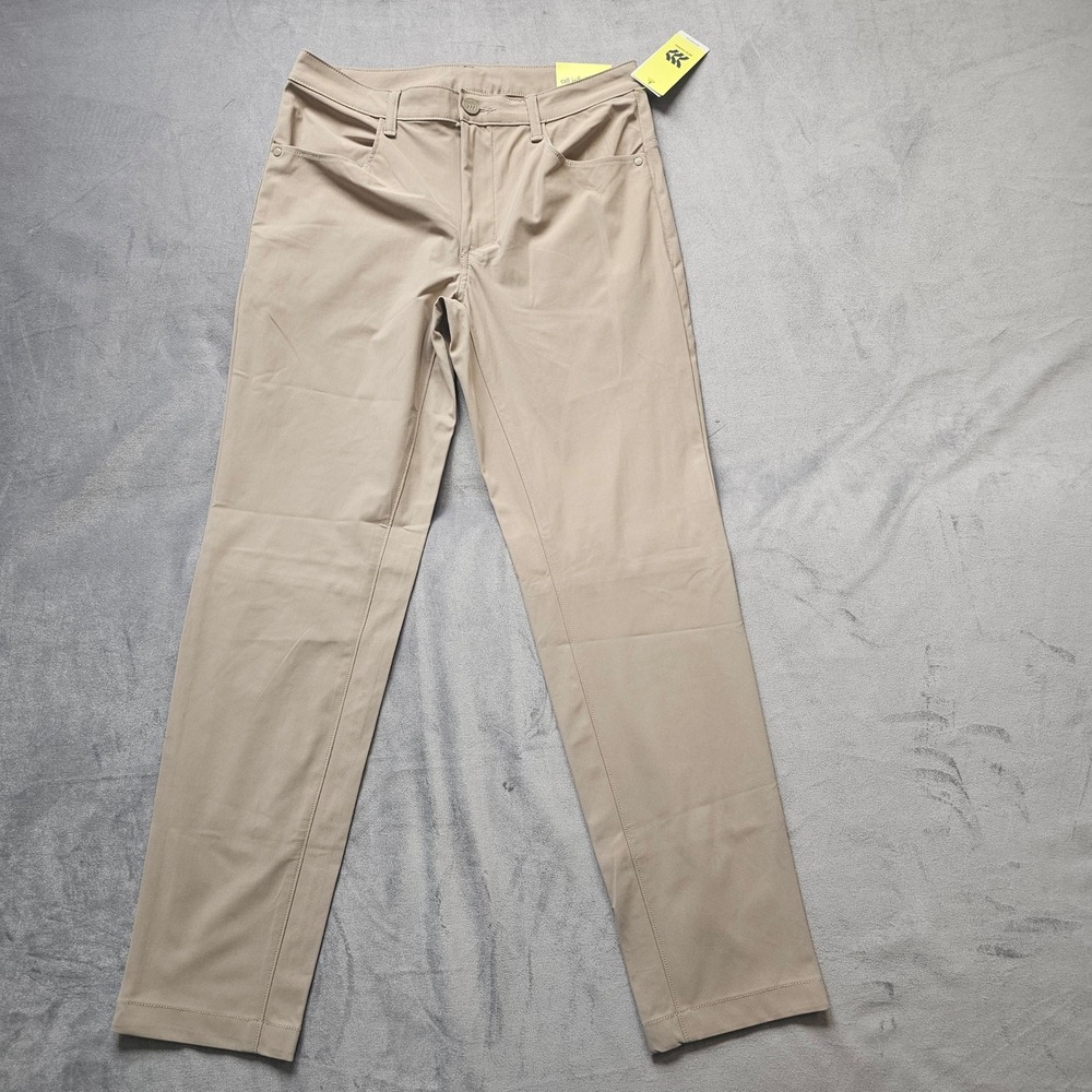 All In Motion Mens 360 Lifestyle Pants Tan 30x30 Technical Chino Stretch New